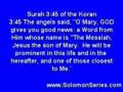 Jesus of the Koran/Quran:  What does the Koran tell us about the son of Mary?