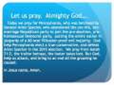 The Evening Prayer - 05 May 09