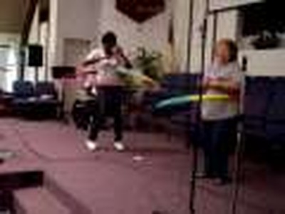 Janice and Janette gettig' Jiggy Jesus style