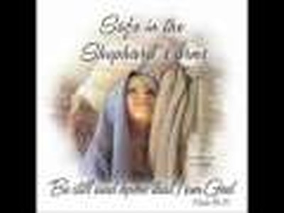 Sister Brenda ministering and praying for the people