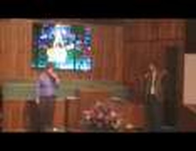 Pastor Richard Ray and Ryan Dennis