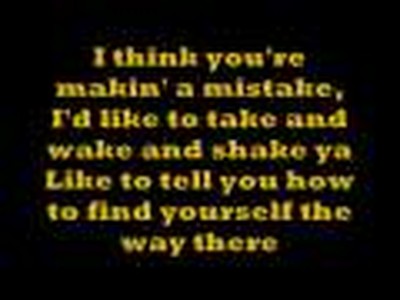One Way Lyrics Video