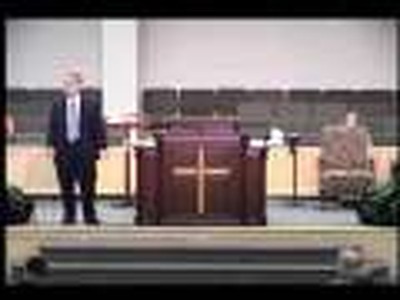 Prospect Baptist Church - Albemarle, NC - August 30, 2009 Sermon - Part 1