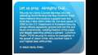 The Evening Prayer - 11 Sept 09 -DHS Seizes and Bans "Illegal" Gospel Tracts