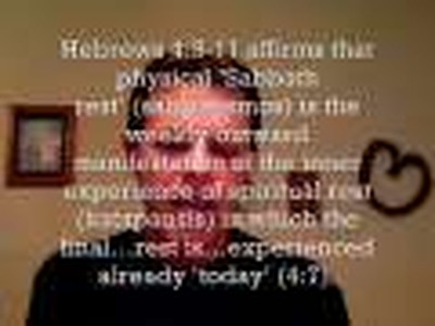 Jesus is My Sabbath pt 6 of 6