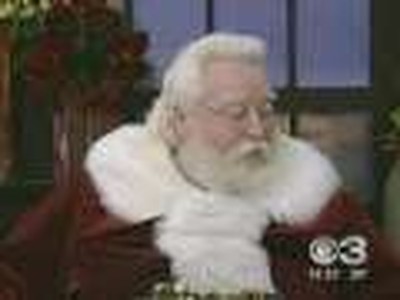 Santa visits CBS 3