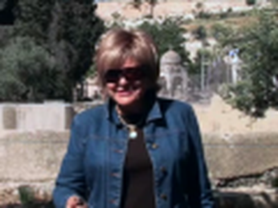 Kay Arthur in Jerusalem for the New Jesus Movie