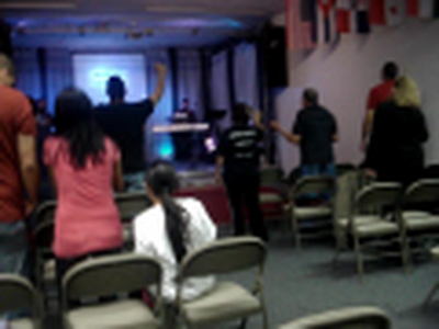 Children Worshiping and praising!