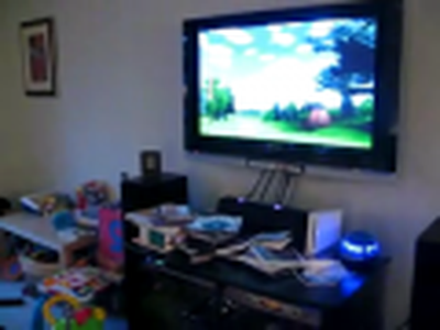Baby laughing at the Wii