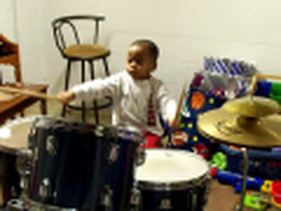 Grandson AJ (Soon to be Three) Getting His Groove On...