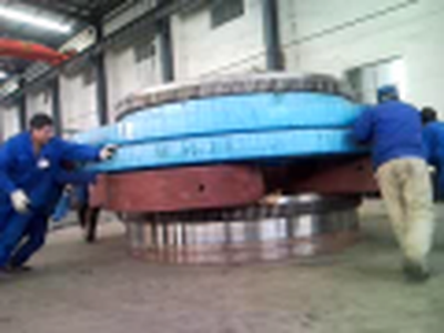 Load testing for repaired slewing bearing 071.50.2744(2#)