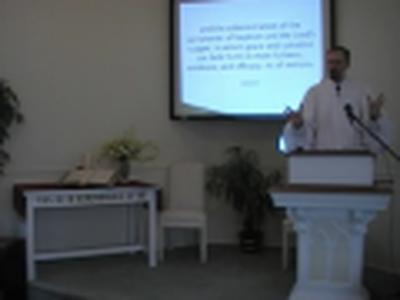 "New Testament Christianity," Larger Catechism Question #35, by Rev. Richard Scott MacLaren