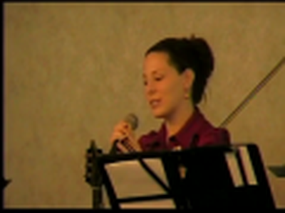 Allison Chapman singing Pastor's Song
