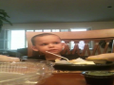 Jamesy Prays Over Our Dinner