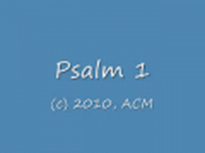 Psalm 1