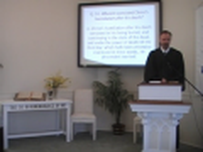 Catechism: "Humiliated in His Burial," Larger Catechism Q. #50. First Presbyterian Church, Perkasie, Pa