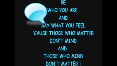 Walk In Who You Are!