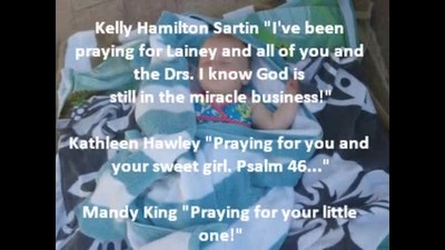 Pray for Lainey in ICU