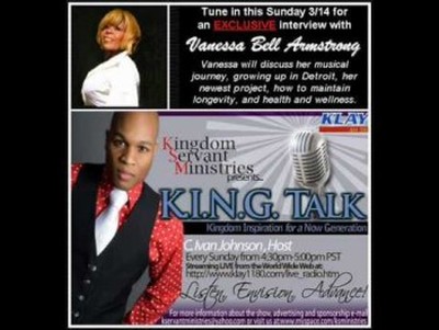 Vanessa Bell Armstrong on KING Talk Radio Part 1