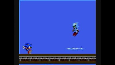 metal sonic tribute in the end.