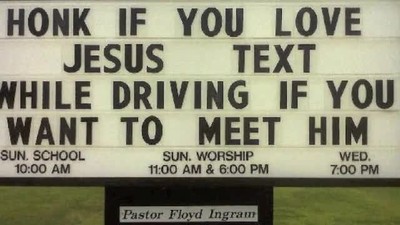 Hysterical Church Signs