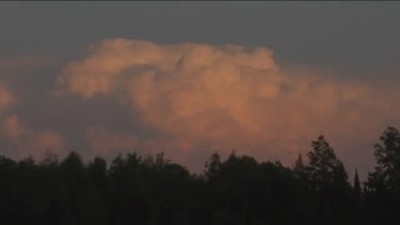 Time Lapse, Clouds at Sunset, Northern Wisconsin