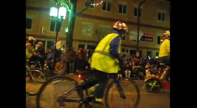 Christmas Parade Bicyclists