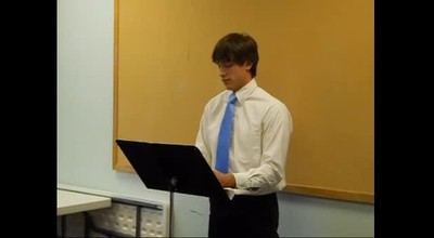 David's Persuasive Speech