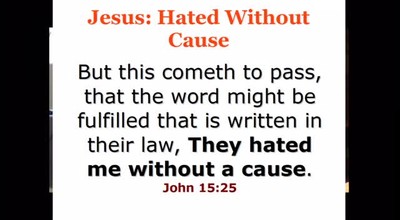 Jesus:The Hated One (Mark 3:1-7)