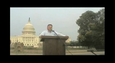 Bryan Biggs preaching in dc.
