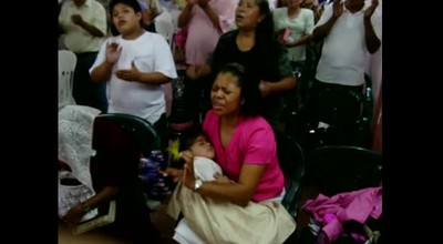Worship in Veracruz Mexico