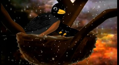 Robin in a Rainstorm