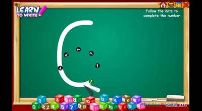 Learn to Write Numbers at www.turtlediary.com