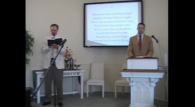 Congregational Hymn: "Lord, Our Lord, Thy Glorious Name," First OPC Perkasie, PA 7/08/12