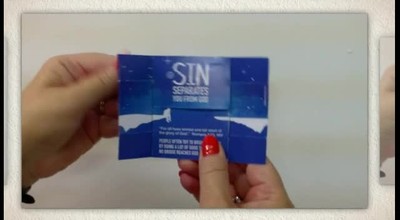 Steps to Peace with God Memory Cross Card