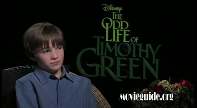 THE ODD LIFE OF TIMOTHY GREEN - CJ Adams interview