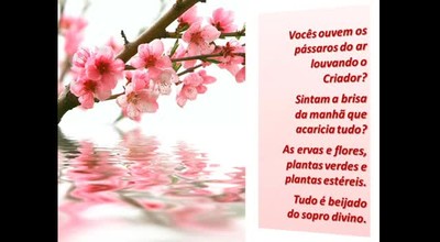 Tu também és Céu quando Me ouve…