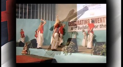 "GREAT GOD!" - Military-style Flag Dance 