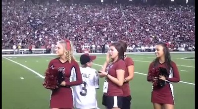 Military Father Surprises His Family at Football Game - Grab the Tissues!