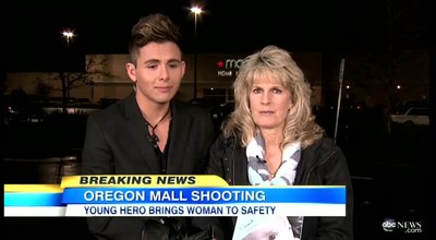 Young Hero Risks Life to Save Shoppers From Oregon Shooter - Amazing Story!