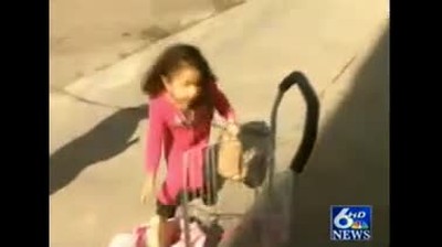  Little Angel Blesses Homeless People With Food and Water