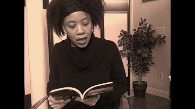 Nicholl reading from book Laboring to Love Myself