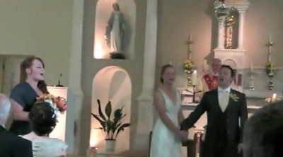 Groom Gives His Bride a Delightful Surprise at their Wedding!!