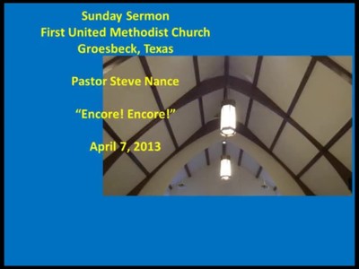 FUMC Sermon - 04/07/2013