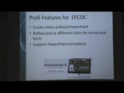EFCOC Media Center Training Class 16 主日崇拜 Powerpoint 的準備 (2B) PowerPoint Slide Show & ProPresenter
