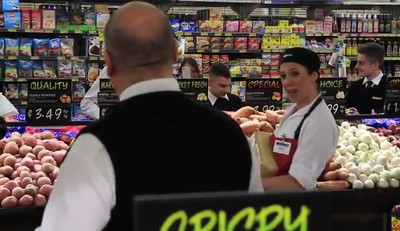 Grocery Store Employees Break Out into an Opera Flash Mob!