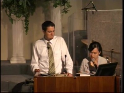 短講 & 祝禱(Short Speech & Benediction) 2009年09月12日