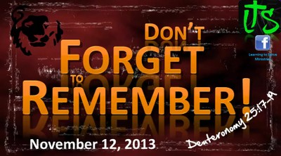 Don't Forget to Remember!