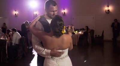 Bride and Brother Surprise Guests During Tribute Dance