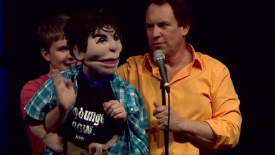 What does a performer from Second City Chicago look like with a puppet?